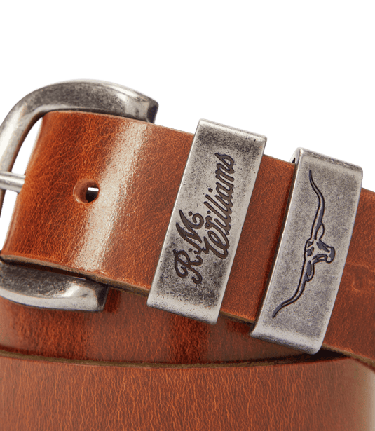 RM Williams 1 1/2" Drover Belt - Caramel