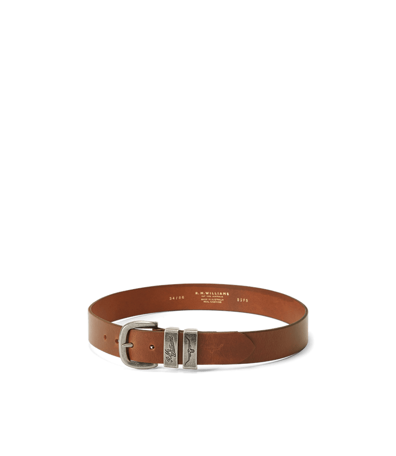 Load image into Gallery viewer, RM Williams 1 1/2&quot; Drover Belt - Caramel

