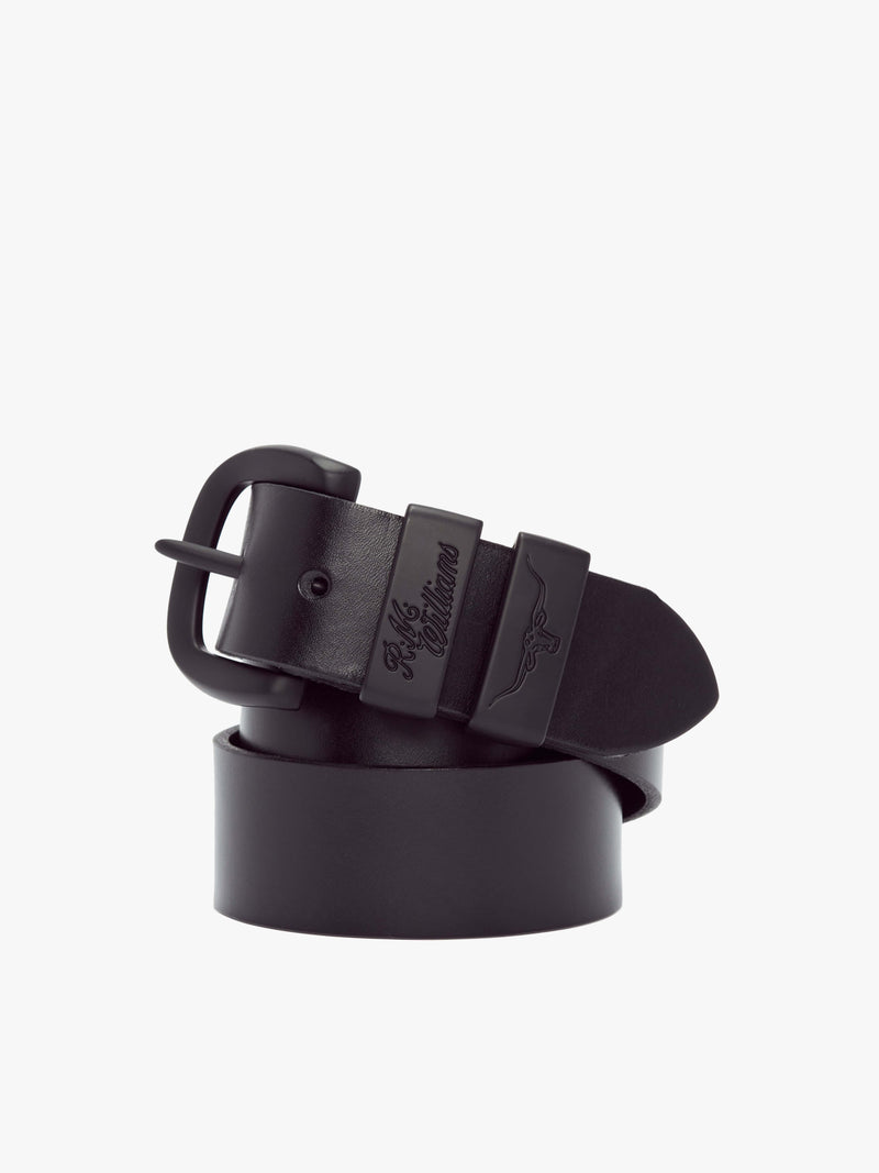 Load image into Gallery viewer, RM Williams 1 1/2" Drover Belt - Black
