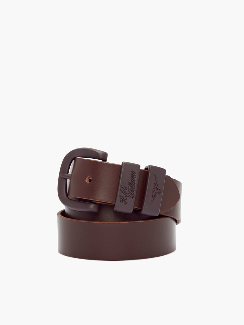 Load image into Gallery viewer, RM Williams 1 1/2" Drover Belt - Chocolate
