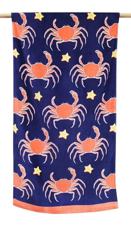 Onkaparinga Kids Beach Towel - Crabs