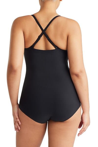 Load image into Gallery viewer, Nancy Ganz Womens Revive Smooth Underbust Bodysuit - Black
