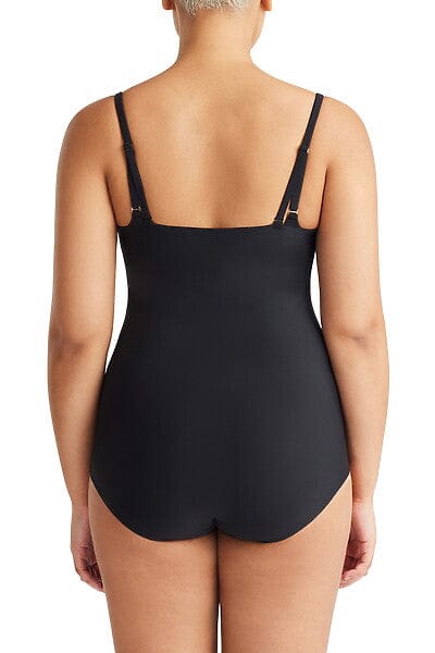 Nancy Ganz Womens Revive Smooth Underbust Bodysuit - Black