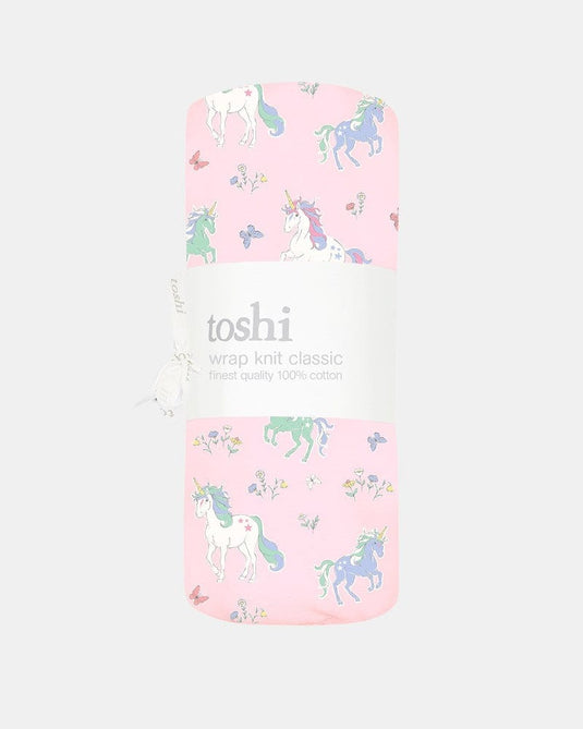 Toshi 100% Cotton Baby Wrap Knit Classic - Unicorn