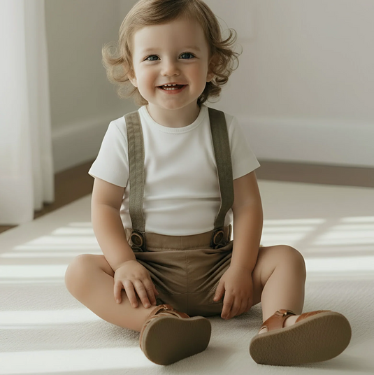 Love Henry Baby Boys Digby - Oat Brown