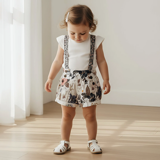 Love Henry Baby Girls Lola Playsuit - Meadow Nights