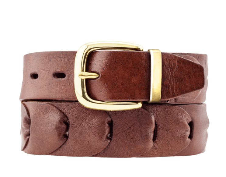 Load image into Gallery viewer, Badgery Belts Maranoa Linked Kangaroo Leather (32mm Wide)
