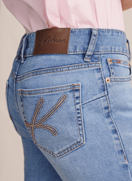 S. Kidman Womens Bimbi Bootleg Jean - Light Wash