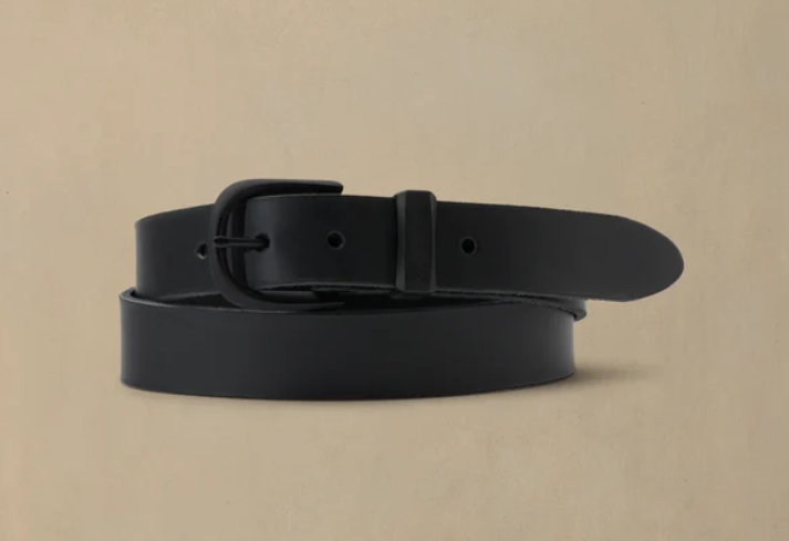 Load image into Gallery viewer, Akubra No Bull Black Brass Belt
