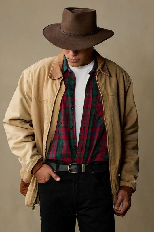 Akubra No Bull Black Brass Belt