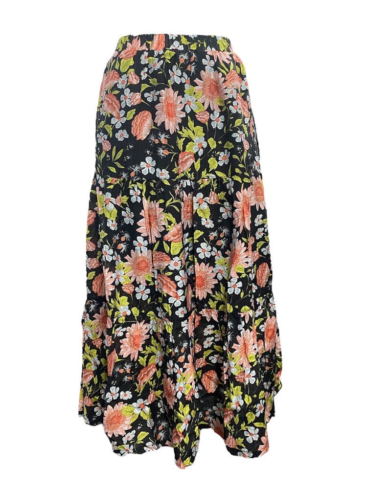 Load image into Gallery viewer, Corfu Womens Black Dahlia Skirt
