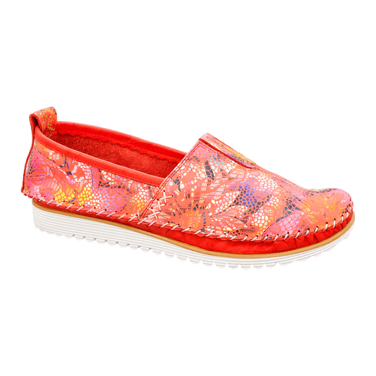 Sala Womens Blitz Slip-On Shoes - Red Multi