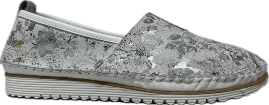 Sala Womens Blitz Slip-On Shoes - White Multi