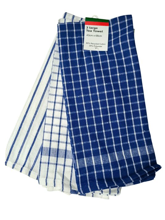 Invitation 3pk Large Cotton Tea Towels