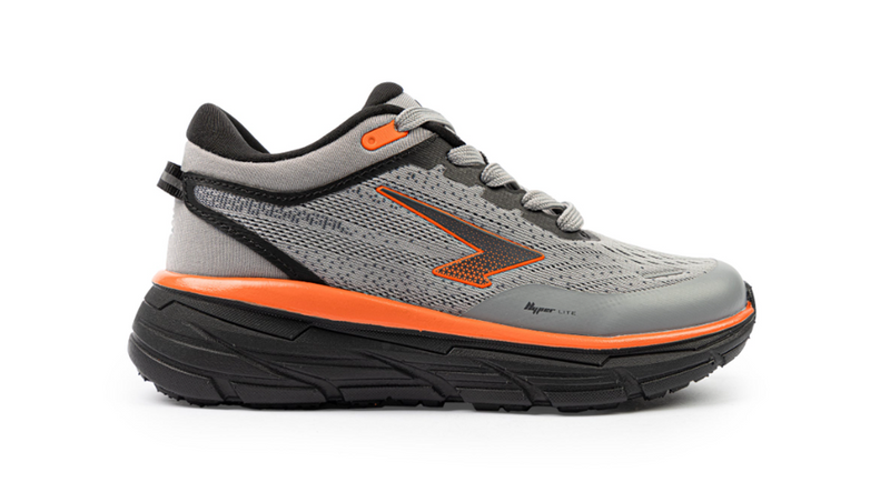 Load image into Gallery viewer, Sfida Boys Axion Runner L Grey/Black/Orange
