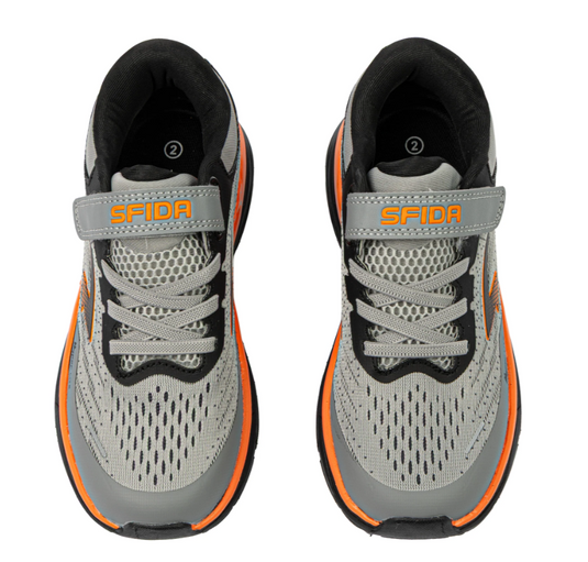 Sfida Boys Axion V Runner Grey/Black/Orange