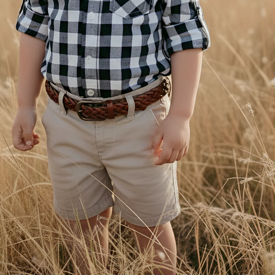 Love Henry Boys Chino Shorts - Stone