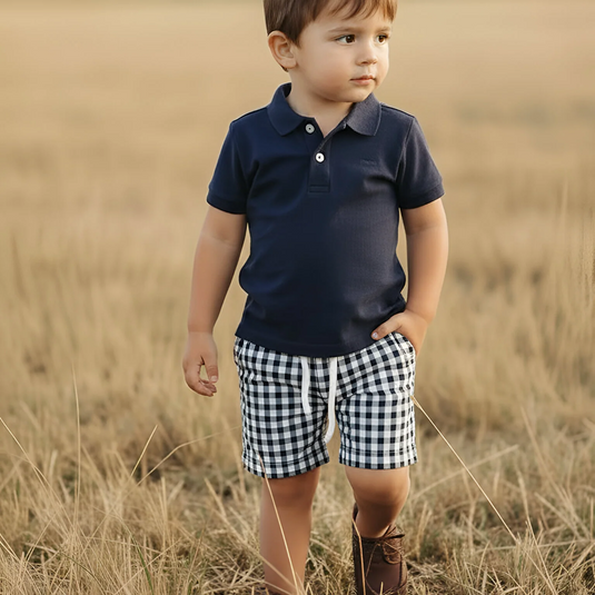 Love Henry Boys Polo Shirt - Navy