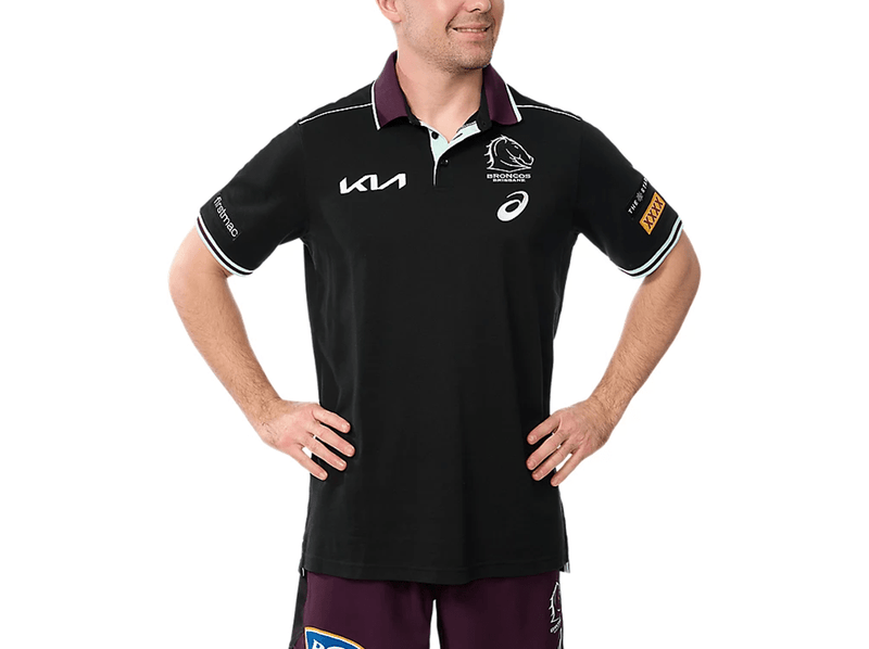 Load image into Gallery viewer, Asics Mens Brisbane Broncos Team Polo
