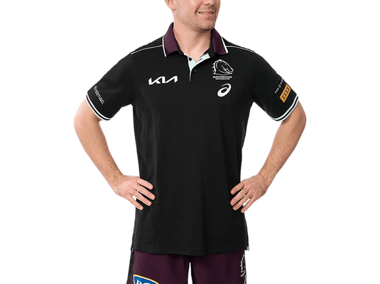 Asics Mens Brisbane Broncos Team Polo