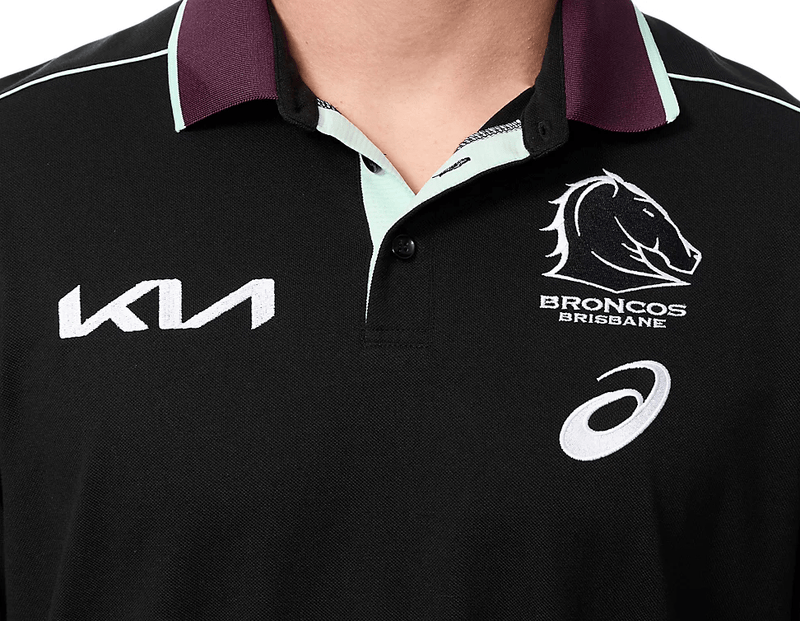 Load image into Gallery viewer, Asics Mens Brisbane Broncos Team Polo
