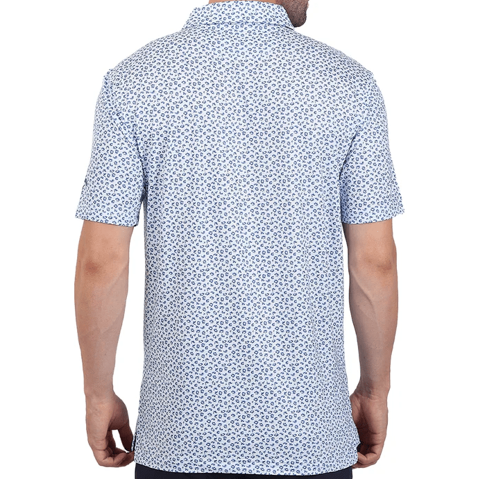 Load image into Gallery viewer, Callaway Barwon Polo - Brigth White/Blue Quartz/Ballerina

