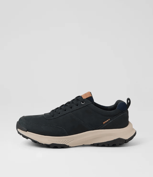 Colorado Mens Suzuki Tumble Nubuck Lace Up Sneakers - Navy