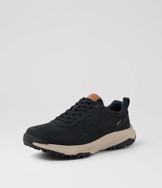 Colorado Mens Suzuki Tumble Nubuck Lace Up Sneakers - Navy