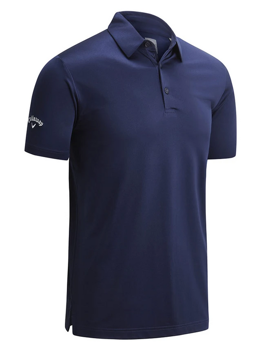 Callaway Mens SwingTech Solid Polo - Peacoat