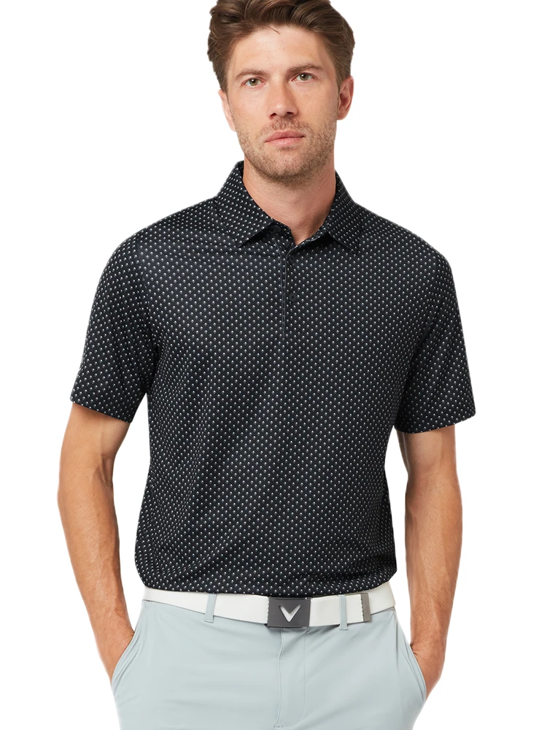 Load image into Gallery viewer, Callaway Mens TM Golf Polo - Caviar
