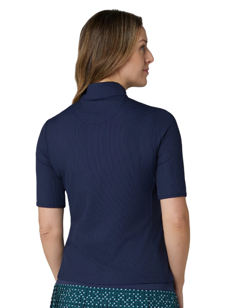 Load image into Gallery viewer, Callaway Womens Rib Play Polo - Peacoat

