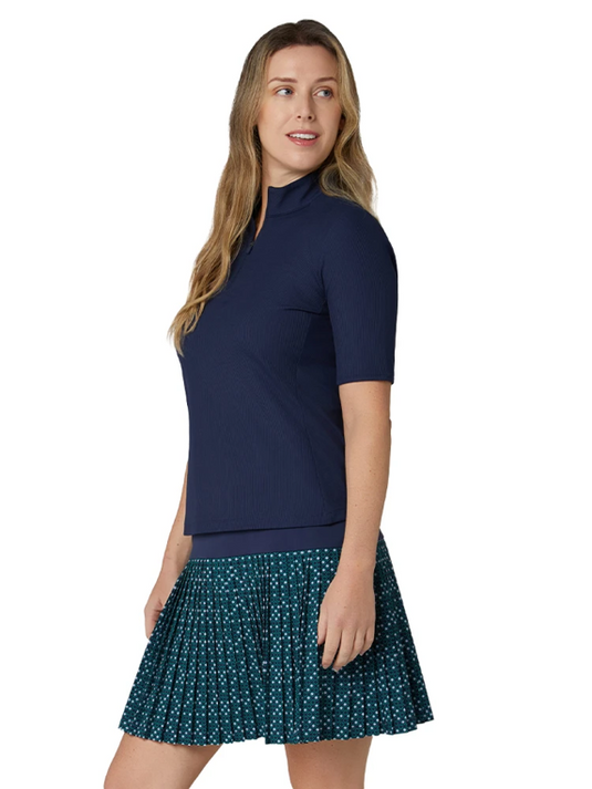 Callaway Womens Rib Play Polo - Peacoat