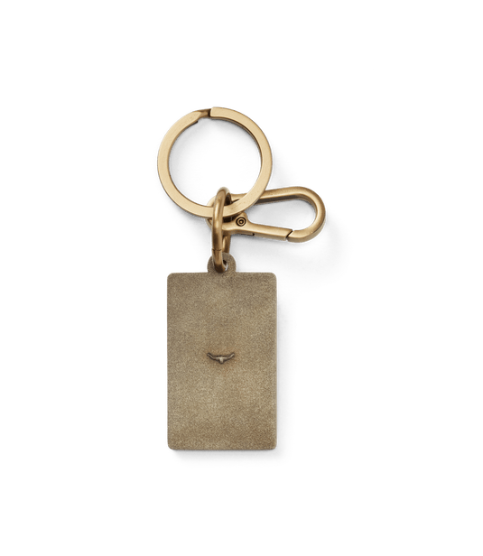 R.M. Williams Heritage Logo Enamel Keyring - Navy
