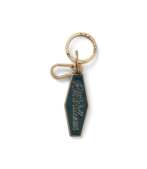 R.M. Williams Rope Logo Enamel Keyring
