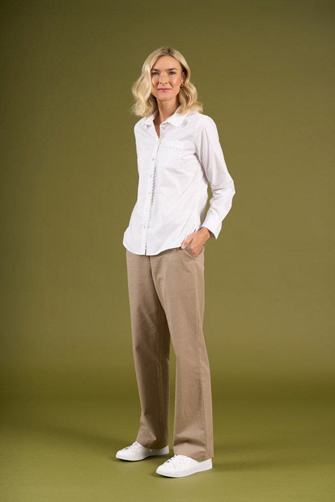 Load image into Gallery viewer, Charlie Jane Womens Levin Shirt - White
