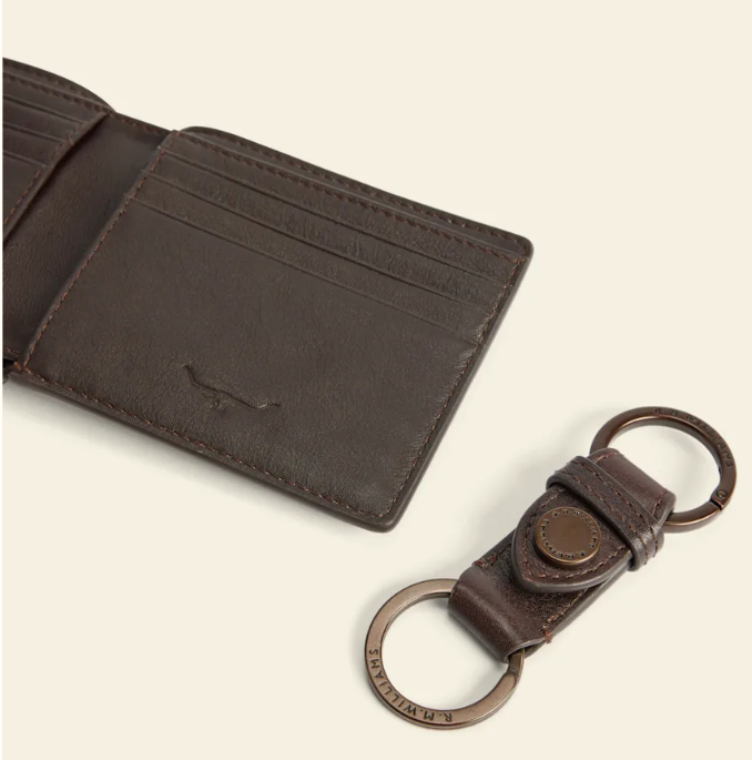 Load image into Gallery viewer, R.M. Williams Wallet and Keyring Gift Set
