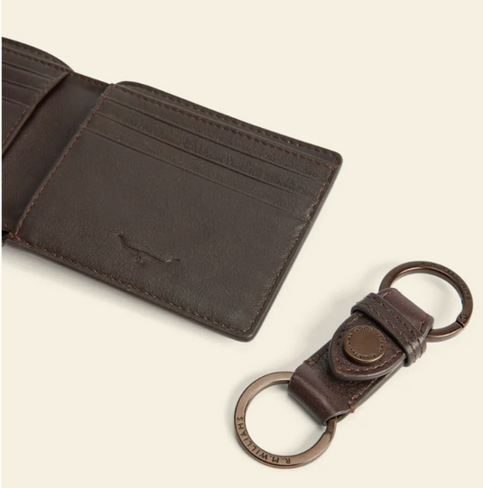R.M. Williams Wallet and Keyring Gift Set