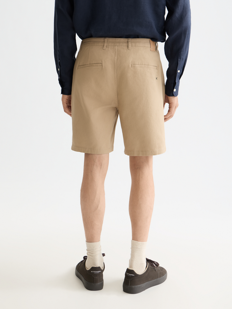Load image into Gallery viewer, Scotch &amp; Soda Mens Stuart Twill Chino Shorts - Sand
