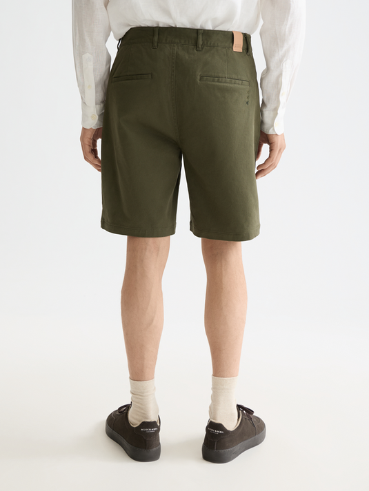 Scotch & Soda Mens Stuart Twill Chino Shorts - Khaki