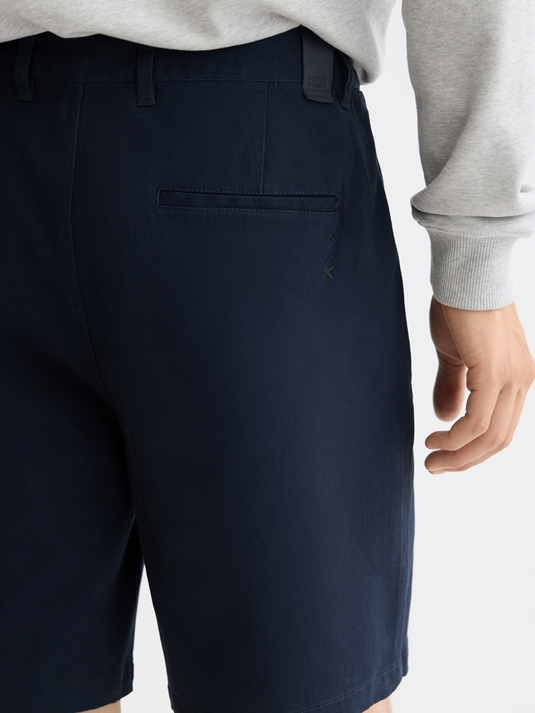 Scotch & Soda Mens Stuart Twill Chino Shorts - Night