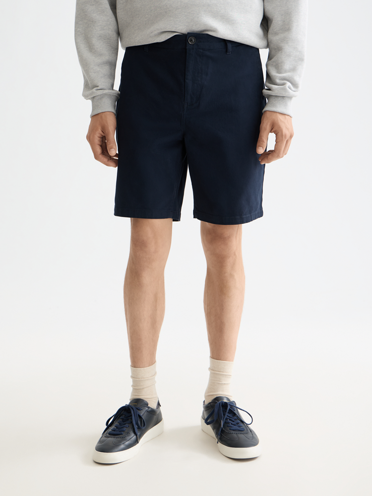 Load image into Gallery viewer, Scotch &amp; Soda Mens Stuart Twill Chino Shorts - Night

