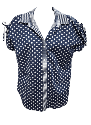 Load image into Gallery viewer, Philosophy Womens Corsica Tie Combo Blouse
