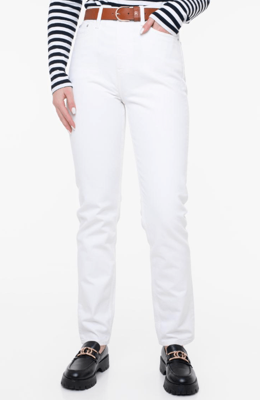 Load image into Gallery viewer, Calvin Klein Womens Authentic Slim Straight Jean - White
