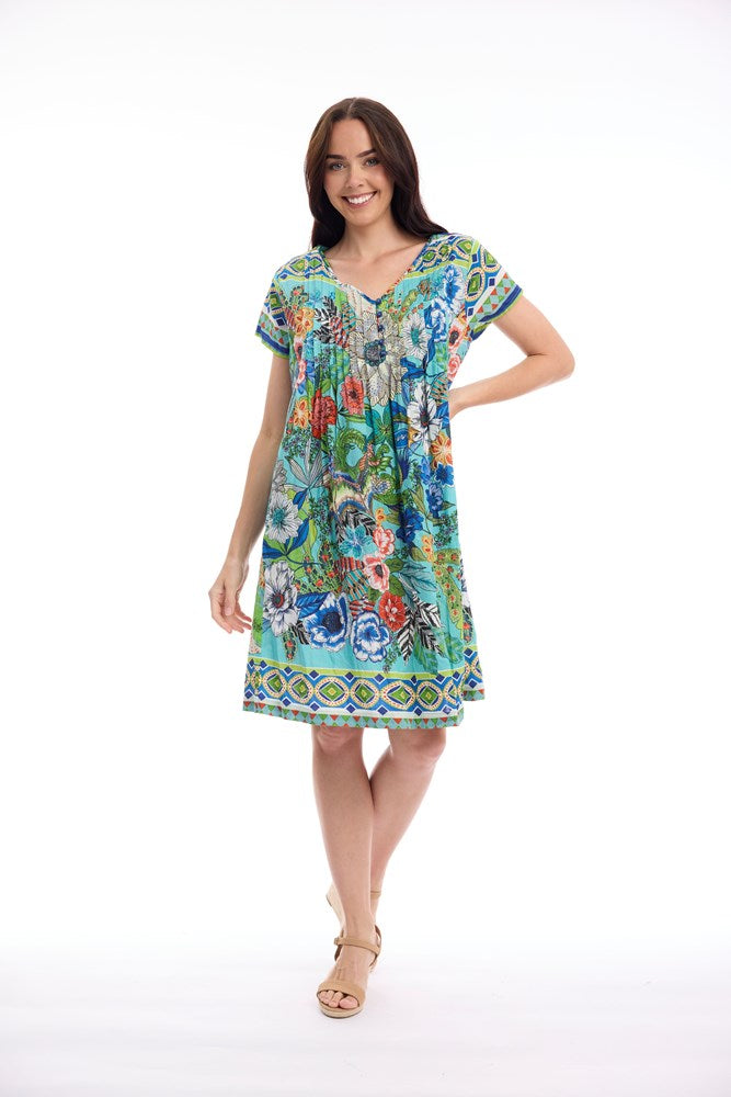 Load image into Gallery viewer, Orientique Womens Camarge Ezy Fit Dress

