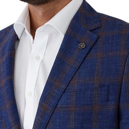 Cambridge Morse Jacket Plaid Blue