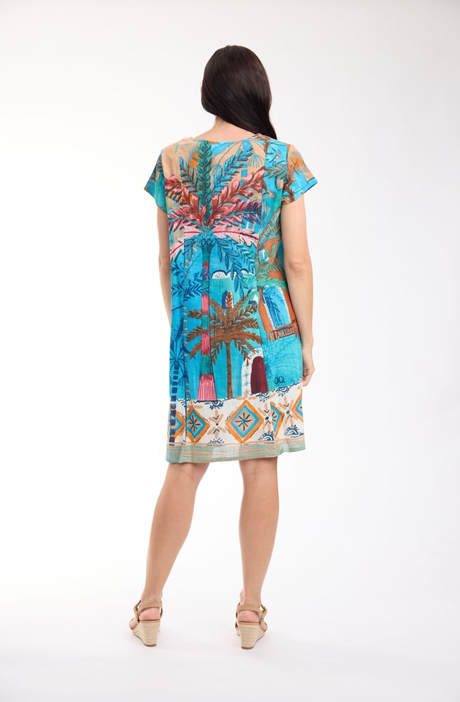 Load image into Gallery viewer, Orientique Womens Casablanca Dress Bib Pockets
