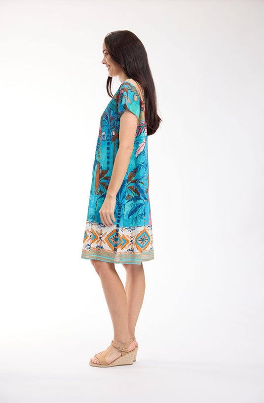 Orientique Womens Casablanca Dress Bib Pockets