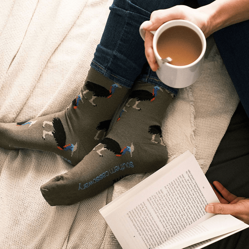Load image into Gallery viewer, Lafitte Southern Cassowary Crew Socks
