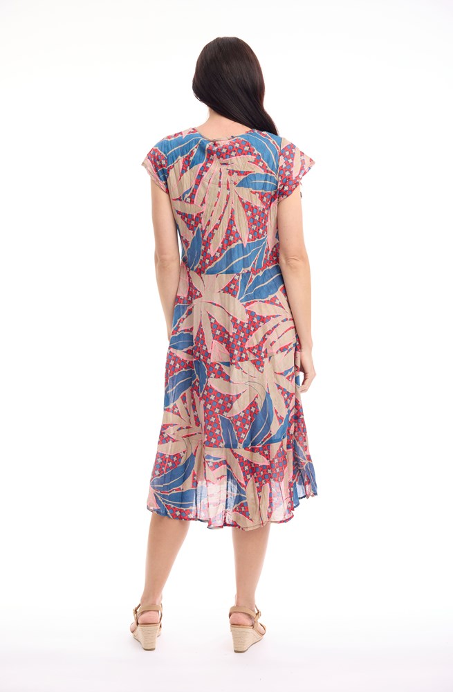 Load image into Gallery viewer, Orientique Womens Cavailon Dress Bias Front Pockets
