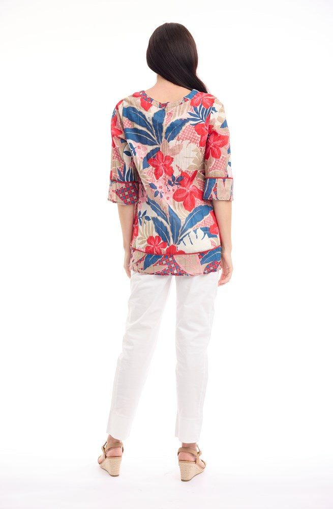 Load image into Gallery viewer, Orientique Womens Cavailon Top Pleated
